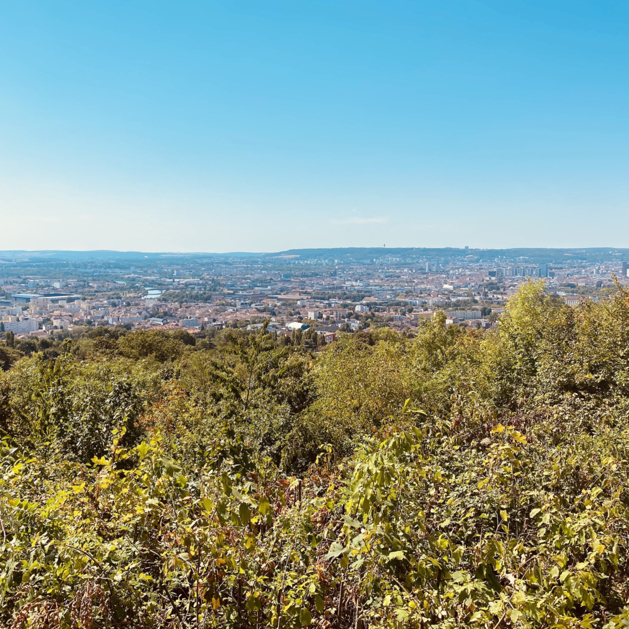 Vue de Nancy depuis la table d&amp;#039;orientation